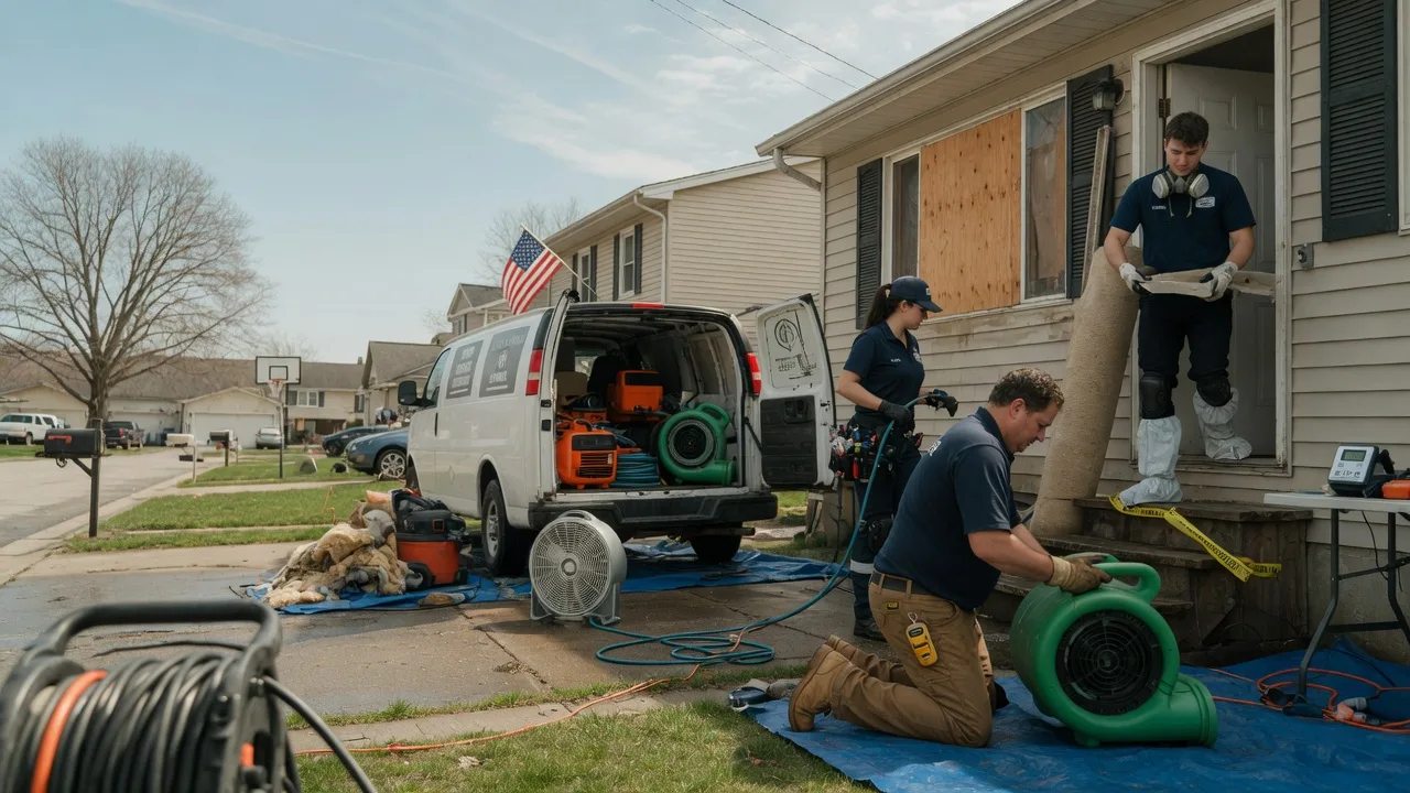 Water Damage Restoration in Emington, IL near me